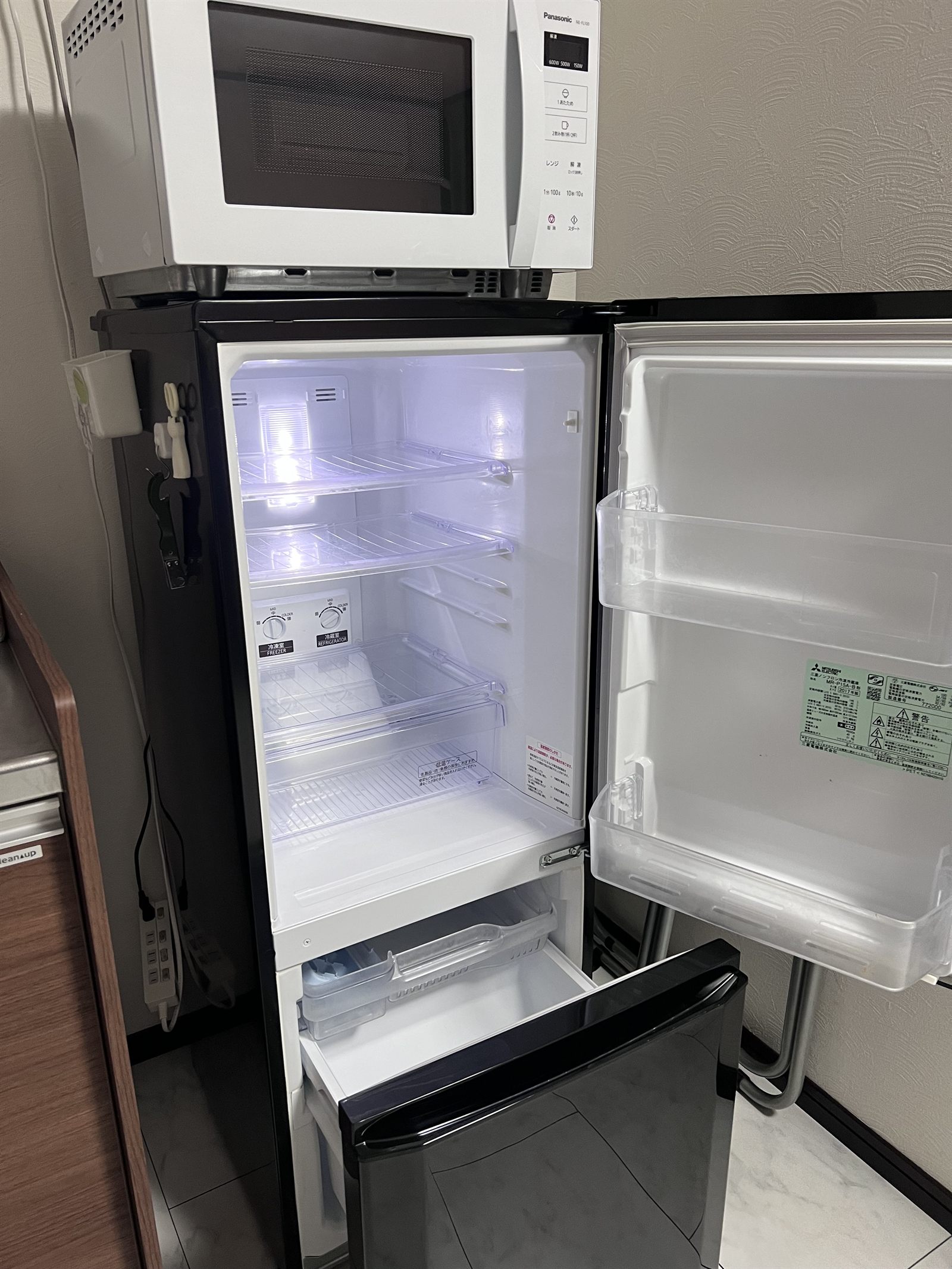 Refrigerator for guests